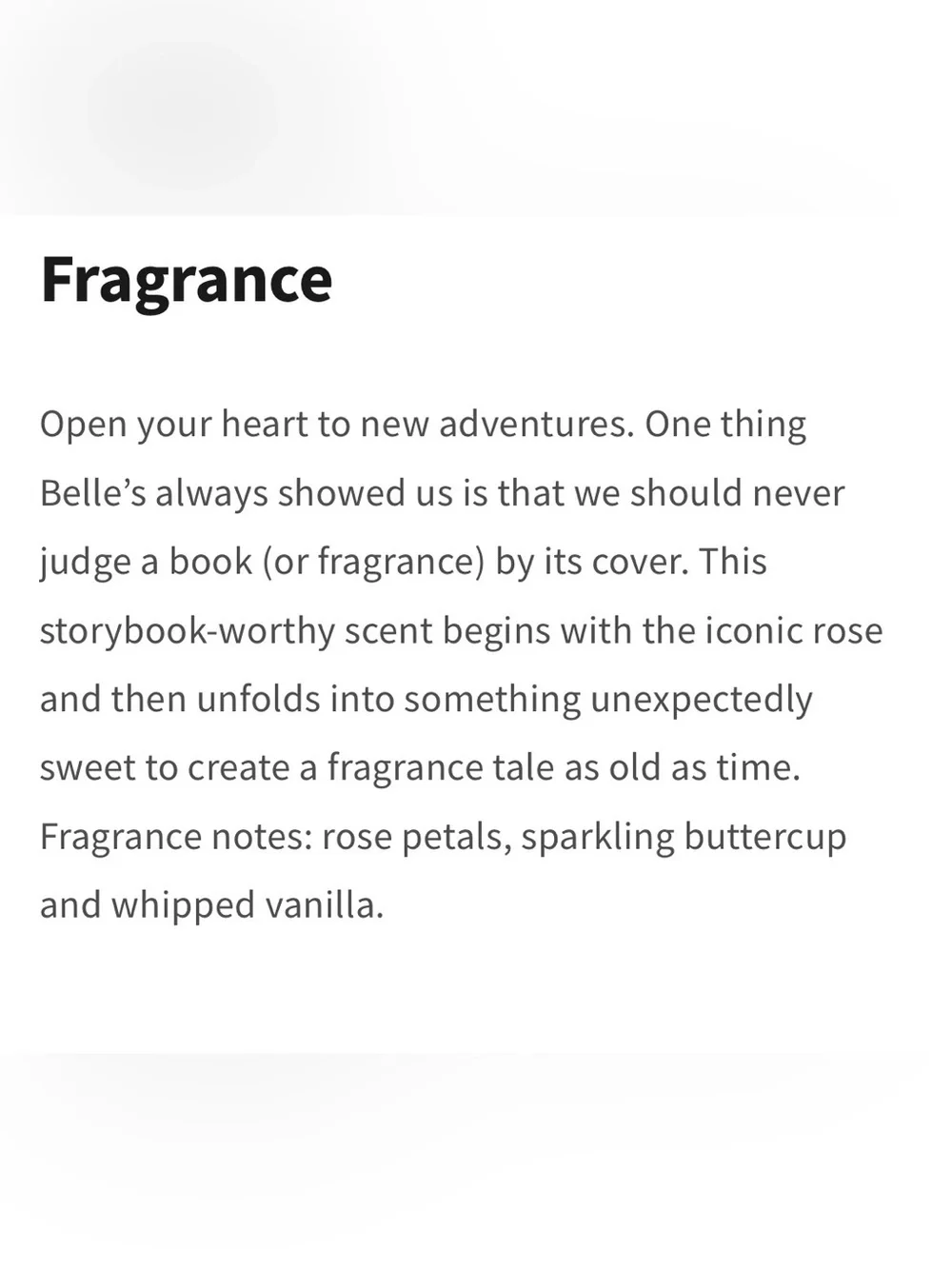 Bath & Body Works x Disney Princess Belle Ultimate Hydration Body Cream